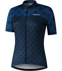 Moteriški dviratininko marškinėliai Shimano Mizuki, dydis XL, tamsiai mėlyni