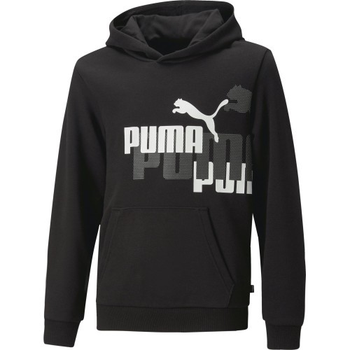 Puma Džemperis Paaugliams Ess+ Logo Power Hoodie Black 673262 01