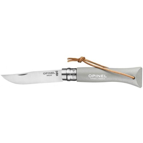 Нож Opinel Colorama 06 inox grab grey со стрингами