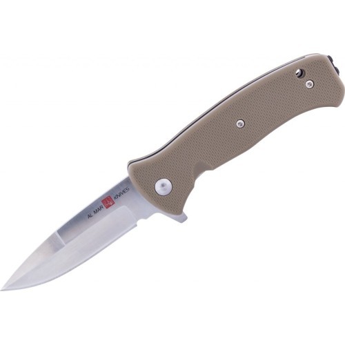 Knife Al Mar 2212 Mini S.E.R.E. 2020 Coyote Tan, Plain