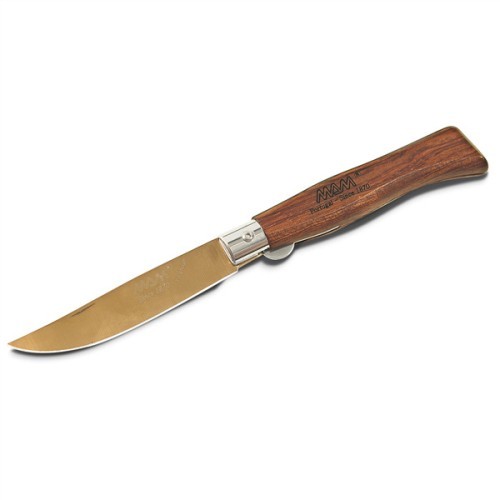 Титановый складной нож с предохранителем MAM Douro 2084, дерево бубинга, 8,3 с