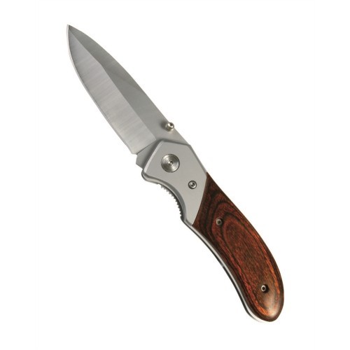 ONE-HAND KNIFE WITH WOODEN GRIP