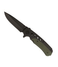 BLACK/OD ONE-HAND KNIFE WITH CLIP