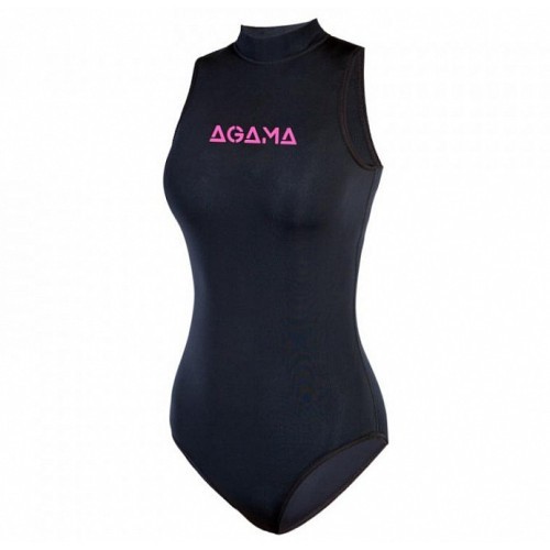 Sieviešu neoprēna peldkostīms Agama Swimming - Black