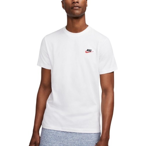 Nike Marškinėliai Vyrams M Nsw Club Tee White AR4997 100