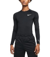 Nike Marškinėliai Vyrams M Nk Df Tight Top Ls Black DD1990 010