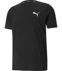 Puma Marškinėliai Vyrams Active Small Logo Black