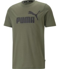 Puma Marškinėliai Vyrams Ess Logo Tee Khaki 586667 36
