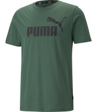 Puma Marškinėliai Vyrams Ess Logo Tee Green 586667 46