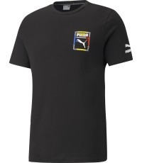 Puma Marškinėliai Vyrams Graphic Tee Box Logo Black