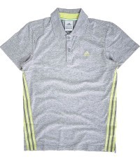 Adidas Marškinėliai Vyrams Sports Polo Grey Yellow V37343