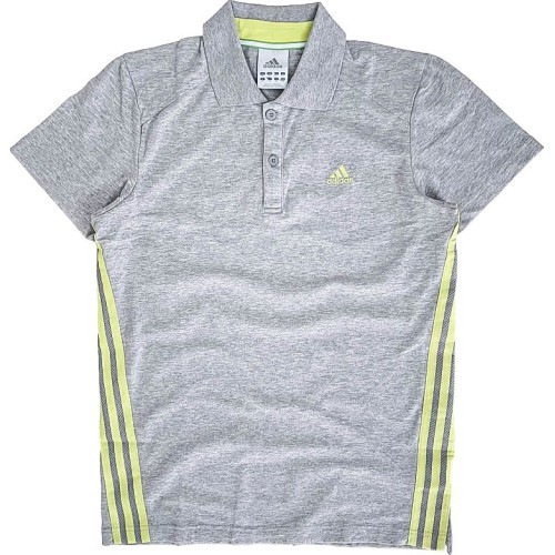 Adidas Marškinėliai Vyrams Sports Polo Grey Yellow V37343