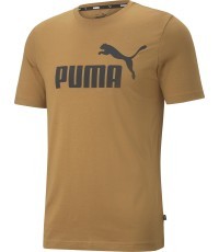 Puma Marškinėliai Vyrams Ess Logo Tee Brown 586667 96