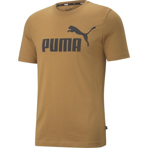 Puma Marškinėliai Vyrams Ess Logo Tee Brown 586667 96