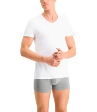 Puma Marškinėliai Vyrams Basic 2p V-N White