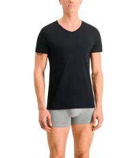 Puma Marškinėliai Vyrams Basic 2p V-N Black