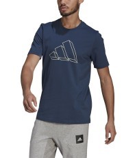 Adidas Marškinėliai Vyrams M Fi Gfx Tee Blue