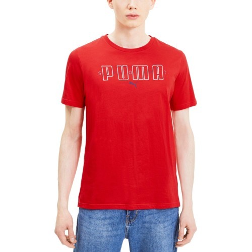Puma Marškinėliai Vyrams Brand Tee High Risk Red