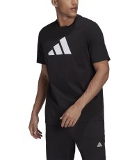 Adidas Marškinėliai Vyrams M Fi 3Bar Tee Black HD0893