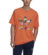 Adidas Originals Marškinėliai Flag Fill Tee Orange