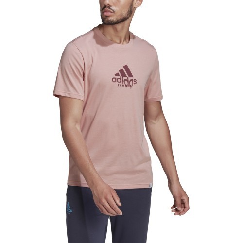 Adidas Marškinėliai Vyrams M Ten Game G Tee Pink HA0963