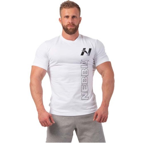Vīriešu krekls Nebbia Vertical Logo 293 - White