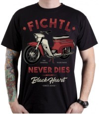 Marškinėliai BLACK HEART Fichtl - Juoda