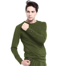 Šildantys marškinėliai su baterija Glovii GJ1C - Žalia