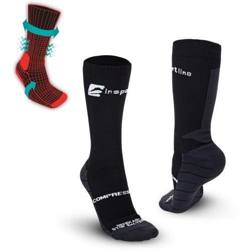 Компрессионные носки inSPORTline Compleano AG+ - Black