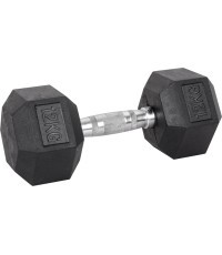 Sešstūra hantele inSPORTline HEX 12 kg