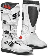 Moteriški ilgaauliai motokroso batai SIDI X Power Lei - Balta