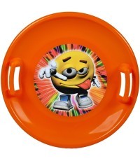 Snow Saucer STT - Orange Emoji Boy