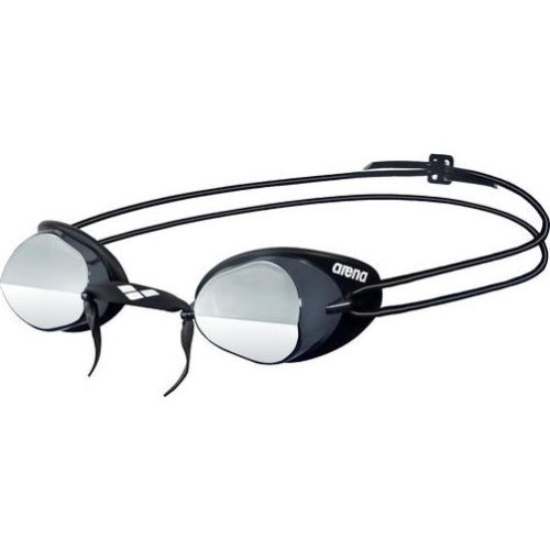 Очки для плавания Swedix Mirror, серебристо-черный sp. - 55