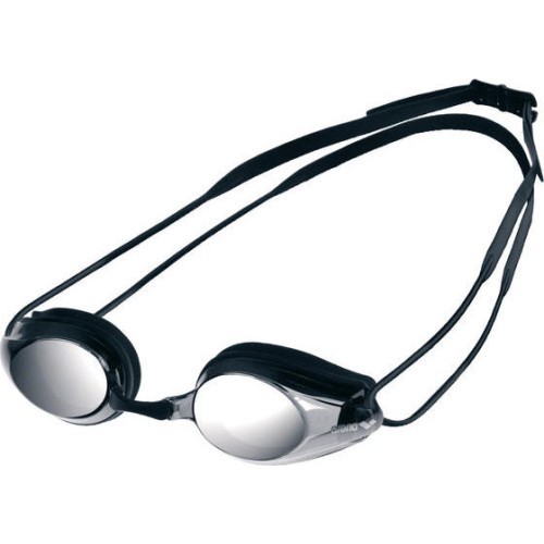 Зеркальные очки для плавания Arena Tracks, серебристые - 55