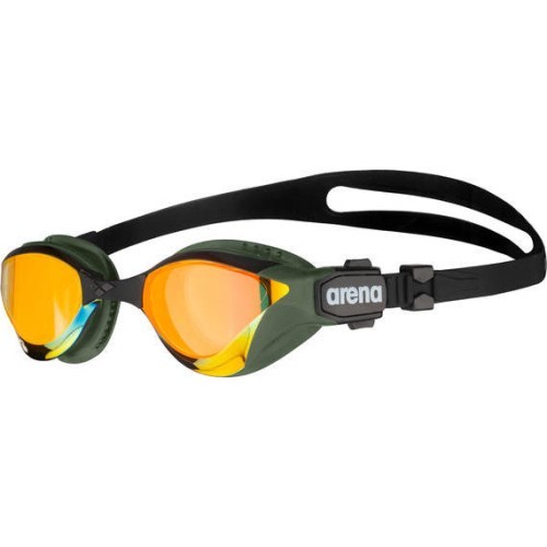 Очки для плавания Arena Cobra TRI Swipe Mirror, желто-зеленые
