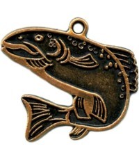 Medalis MTL810 Žuvis - Auksas