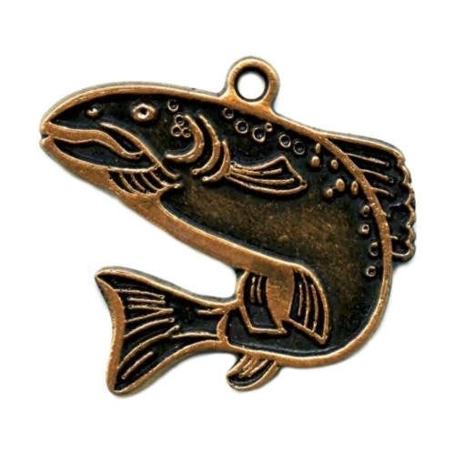 Medal MTL810 Fish - Auksas