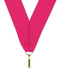 Лента для медали V8 розовая 1см