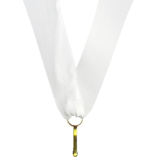 Лента для медали V2 белая 2 см