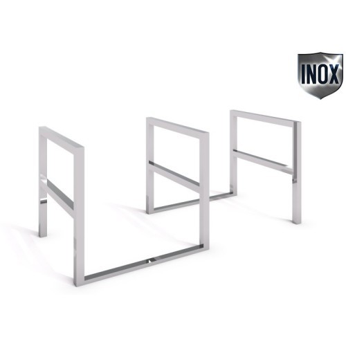 Stainless Steel Bicycle Rack Inter-Play 06