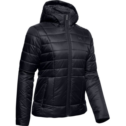 Sieviešu siltināta jaka ar kapuci Under Armour - Black
