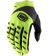 Motocross Gloves 100% Airmatic Yellow/Black - Geltona, juoda