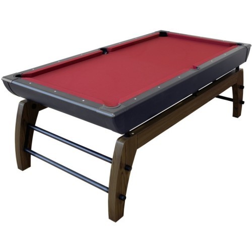 Biljarda galds Dynamic Montego - melns-sudraba, 7 pēdas