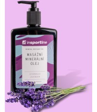 Mineralinis masažo aliejus inSPORTline Lavender 500 ml