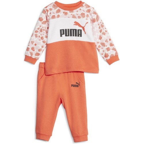 Puma Sportinis Kostiumas Vaikams Ess Mix Mtch Infants White Orange 676368 60