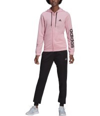 Adidas Sportinis Kostiumas Moterims W Lin Ft Ts Black Pink HD1697