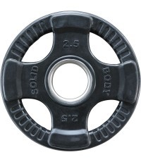 Svaru disks olimpiskais Body-Solid gumijas 4 Grip ORTK 2,5kg