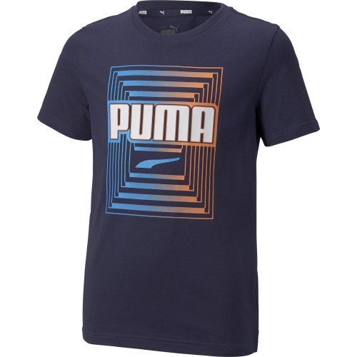Puma Marškinėliai Paaugliams Alpha Graphic Tee Blue 847292 06