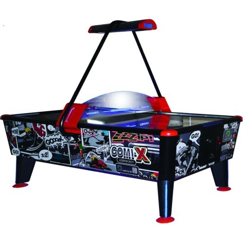 Airhockey Comix, черно-сине-красный, для коммерческого использования, 199x107x81 с