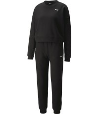 Puma Sportinis Kostiumas Moterims Loungewear Suit Black 673702 01